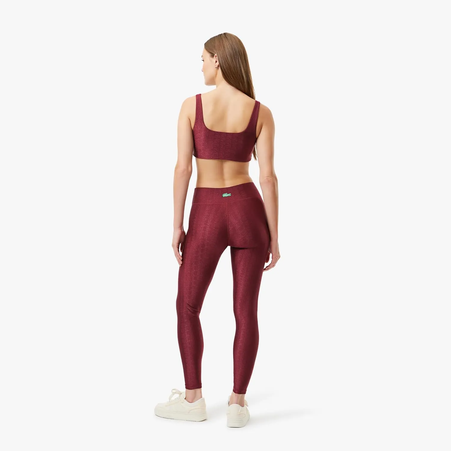 Lacoste x Bandier Women's Monogram Print Leggings
