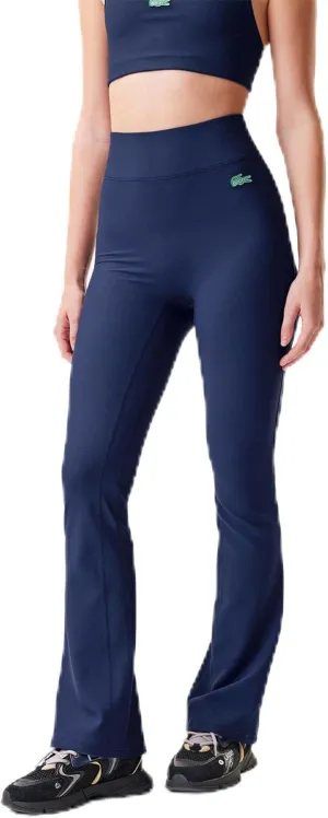 Lacoste x Bandier Women's Ribbed Flare Pants