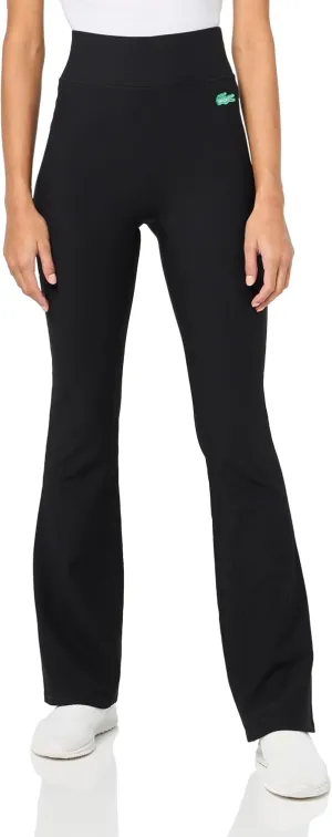Lacoste x Bandier Women's Ribbed Flare Pants