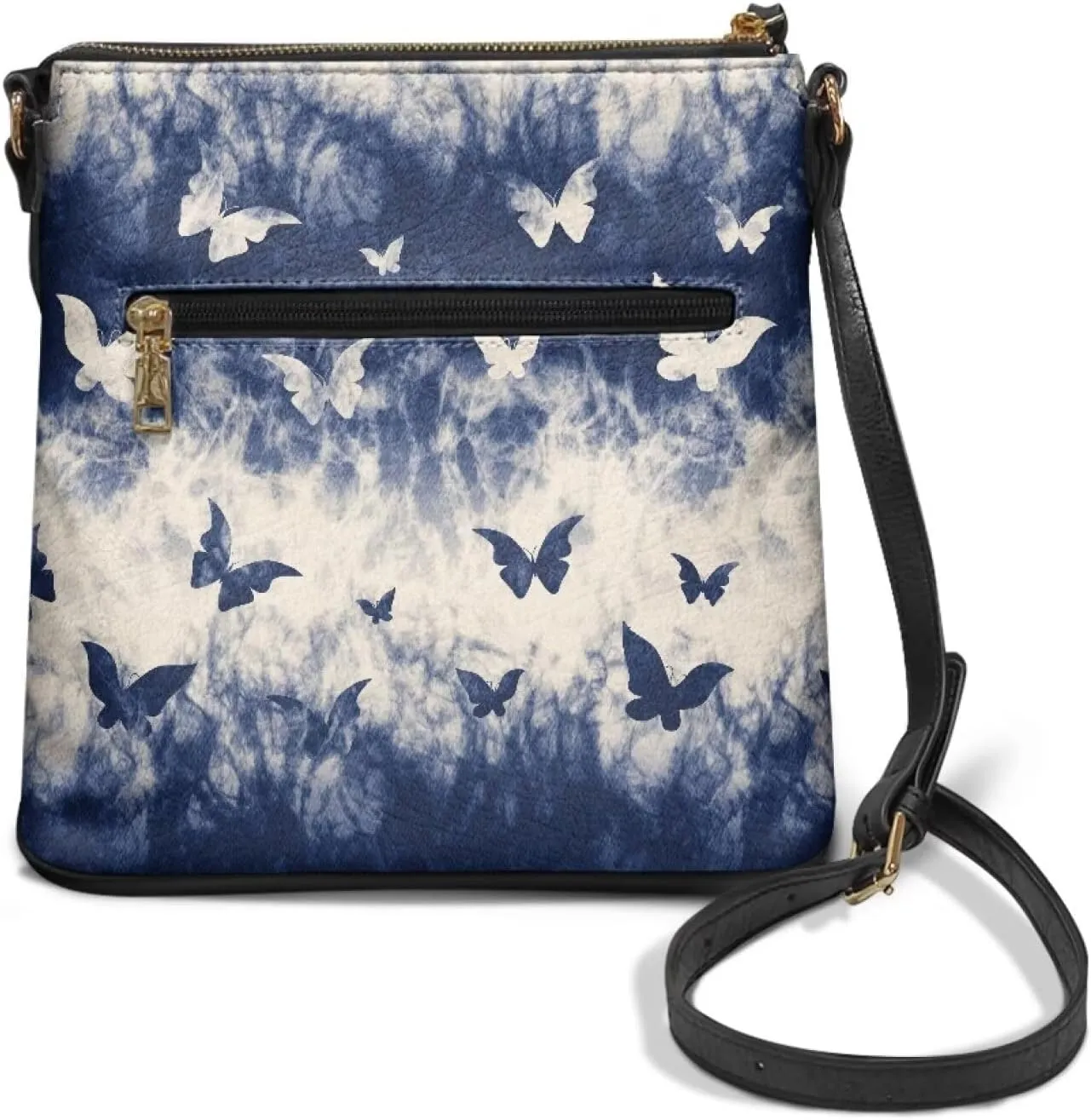 Leather Purse for Women, Leather Hobo Bag for Women Fashion Travel Sling Purse with Adjustable Strap Sling Bag