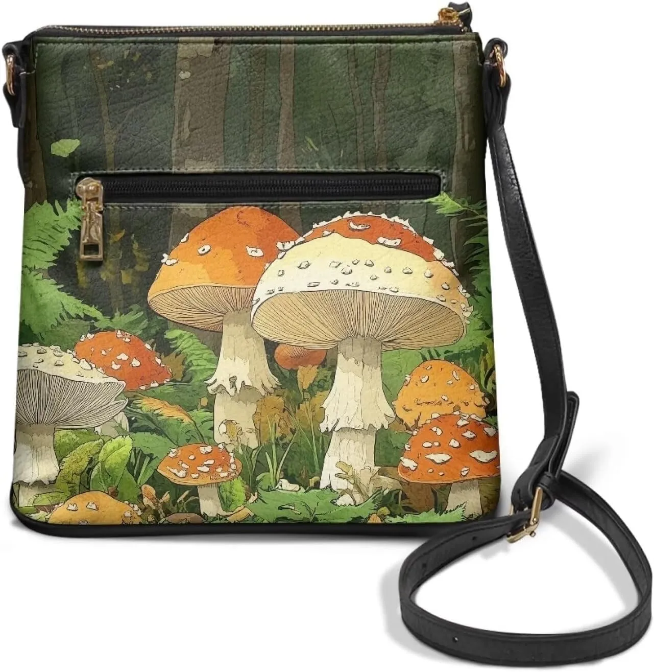 Leather Purse for Women, Leather Hobo Bag for Women Fashion Travel Sling Purse with Adjustable Strap Sling Bag