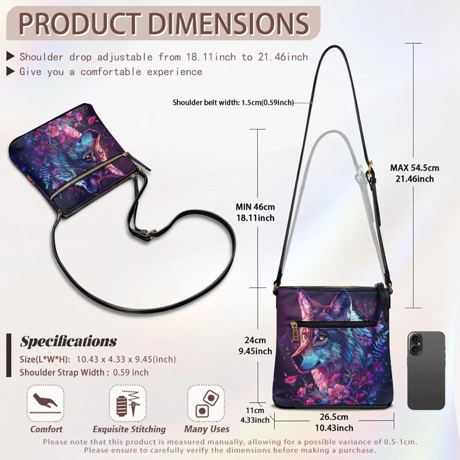 Leather Purse for Women, Small Leather Hobo Bag for Women Fashion Sling Wallet for Christmas St. Patrick's Day