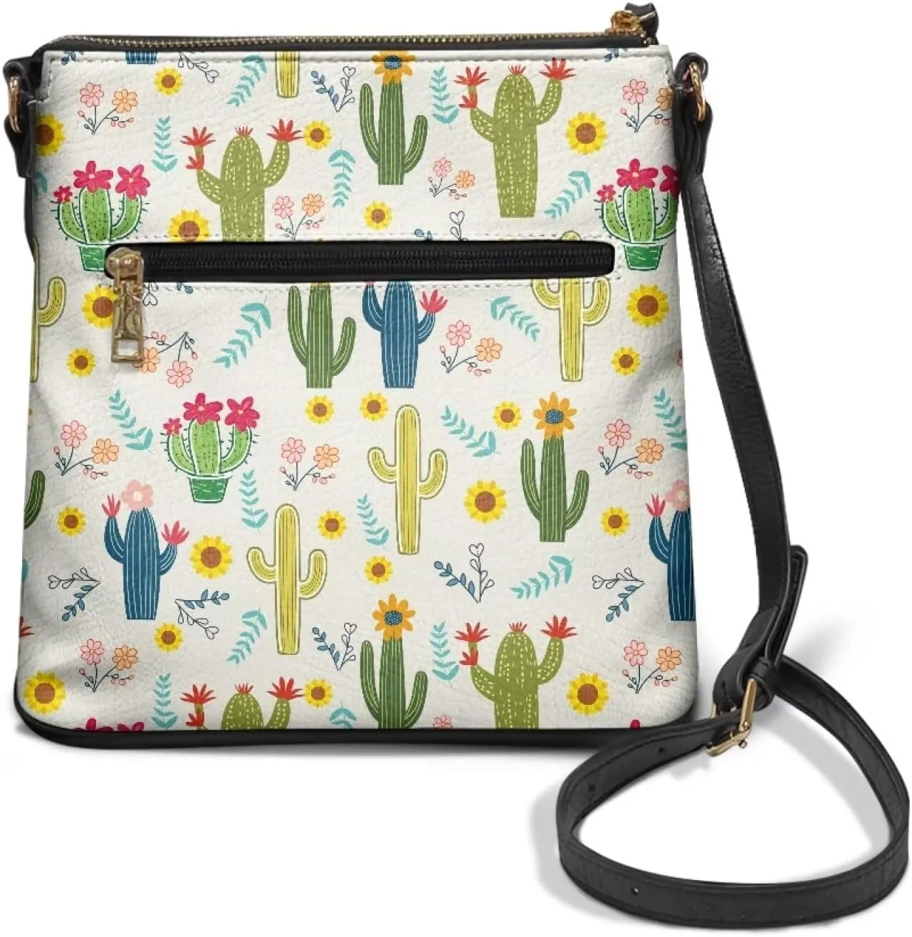 Leather Purse for Women, Small Leather Hobo Bag for Women Fashion Sling Wallet for Christmas St. Patrick's Day