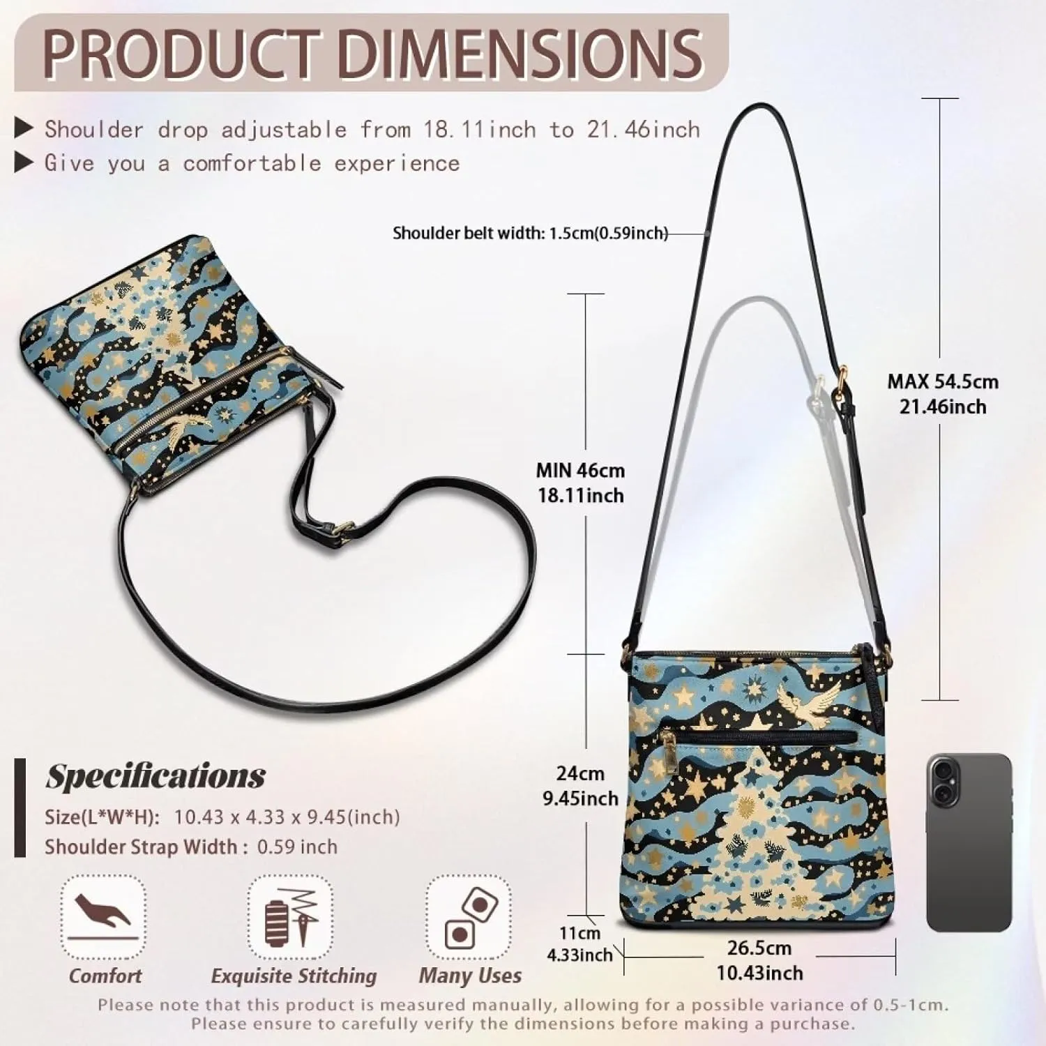 Leather Purse for Women, Small Leather Hobo Bag for Women Fashion Sling Wallet for Christmas St. Patrick's Day