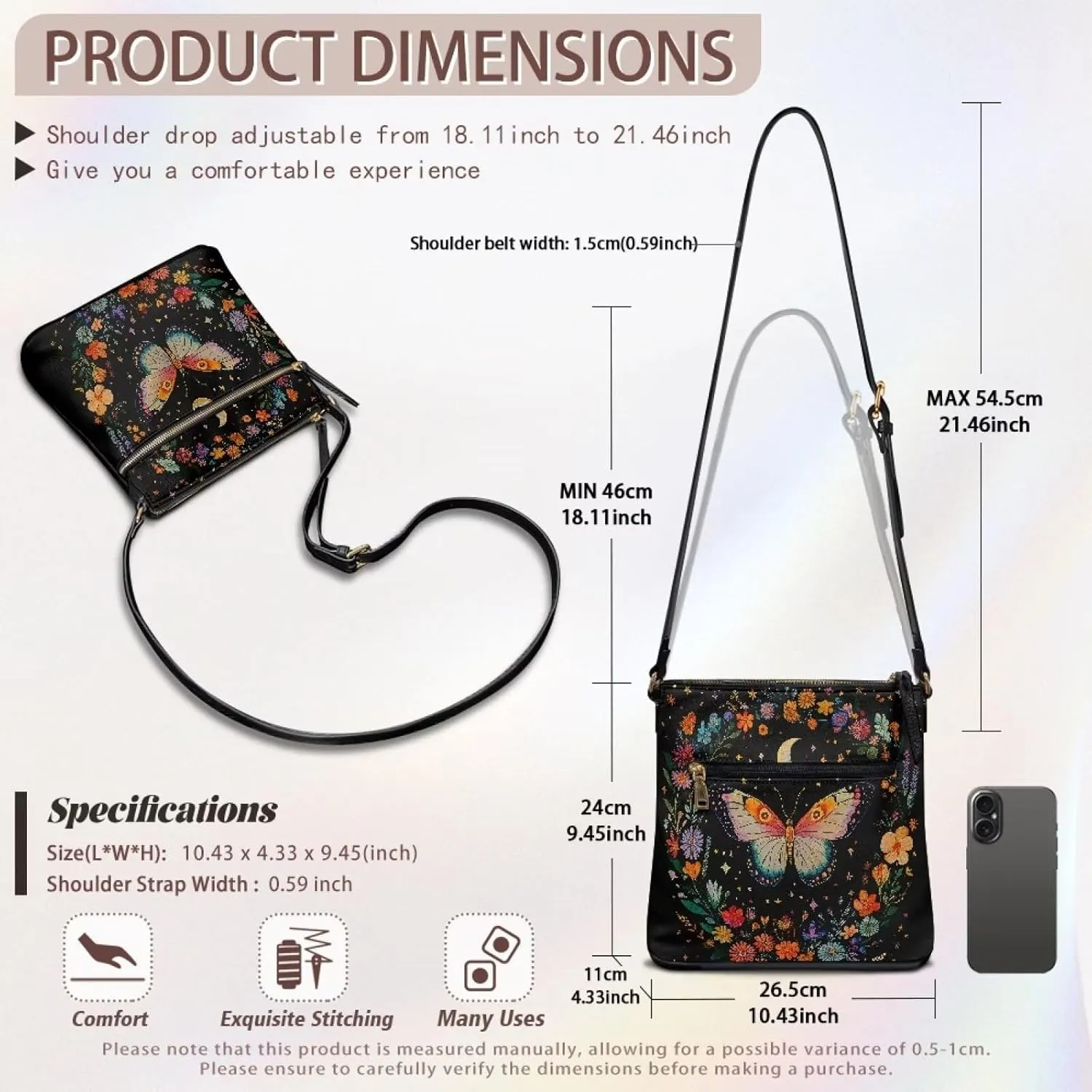 Leather Purse for Women, Small Leather Hobo Bag for Women Fashion Sling Wallet for Christmas St. Patrick's Day
