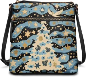 Leather Purse for Women, Small Leather Hobo Bag for Women Fashion Sling Wallet for Christmas St. Patrick's Day