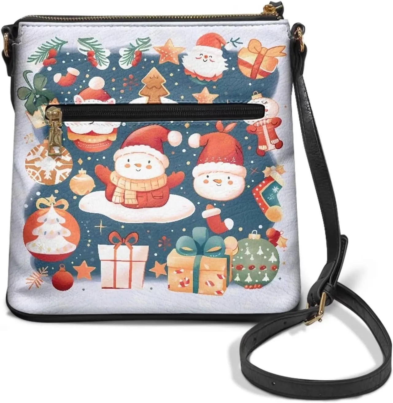 Leather Purse for Women, Small Leather Hobo Bag for Women Fashion Sling Wallet for Christmas St. Patrick's Day