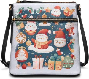 Leather Purse for Women, Small Leather Hobo Bag for Women Fashion Sling Wallet for Christmas St. Patrick's Day