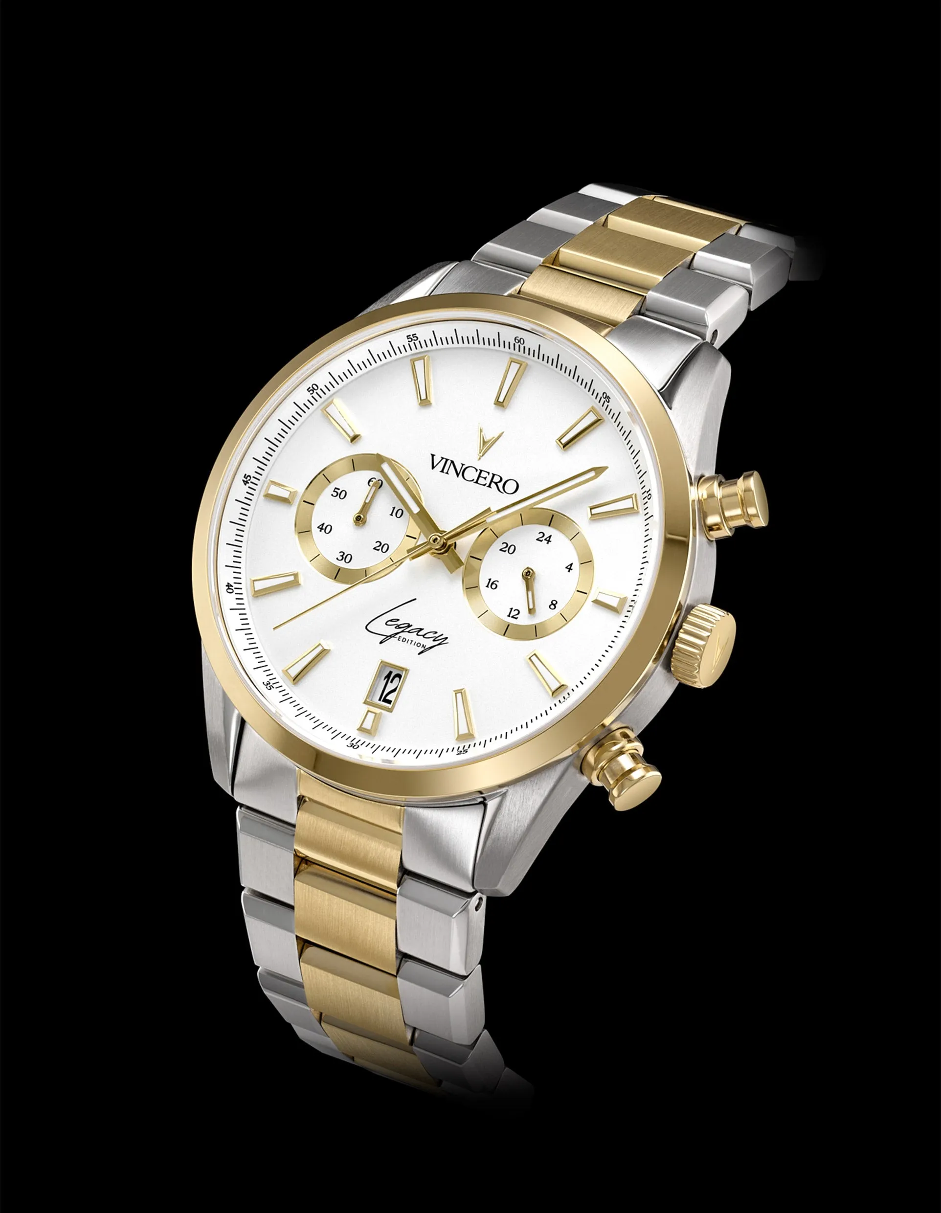 Legacy Chronograph -  White   Gold