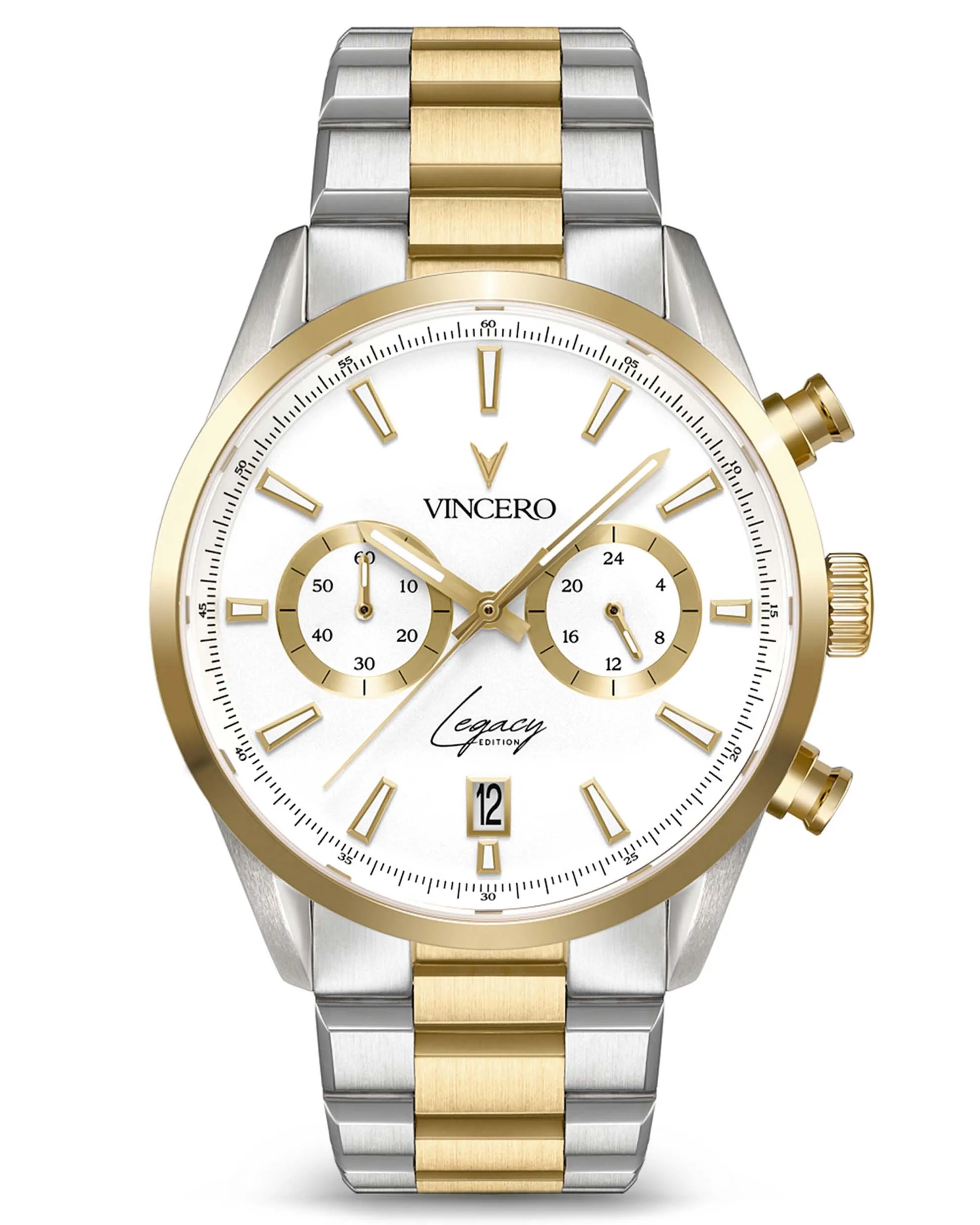 Legacy Chronograph -  White   Gold