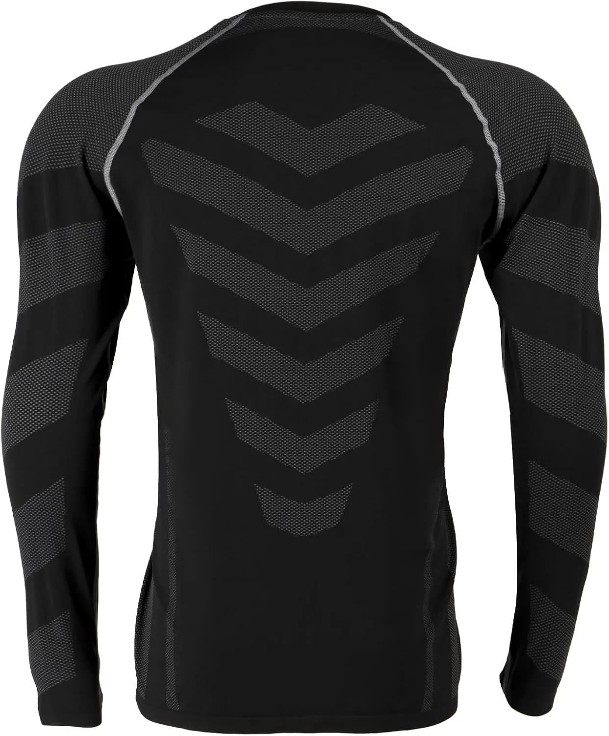 LIN PERFORMANCE Men's Long Sleeve Compression Shirts Sports Base Layer Athletic Quick Dry Running Shirt