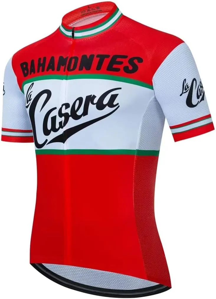 Men's Cycling Jersey Polyester Black Cycling Clothing Bike Jersey Short Sleeve Bike Shirts