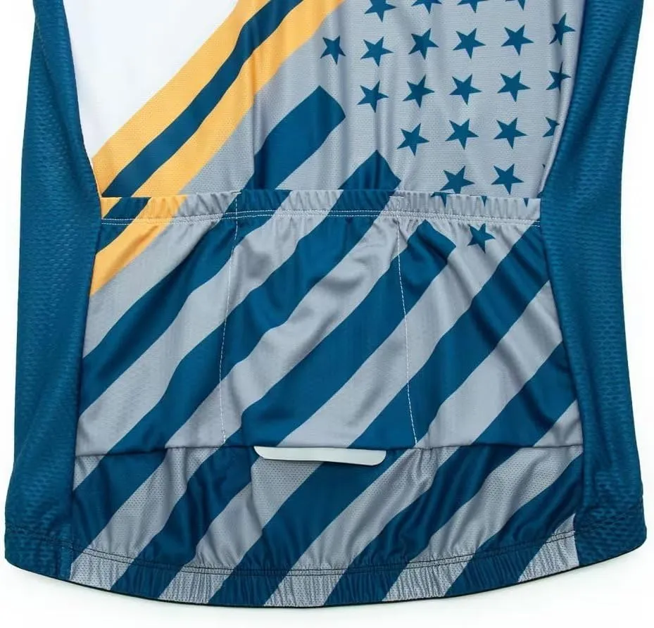Men's Cycling Jersey Polyester Black Cycling Clothing Bike Jersey Short Sleeve Bike Shirts