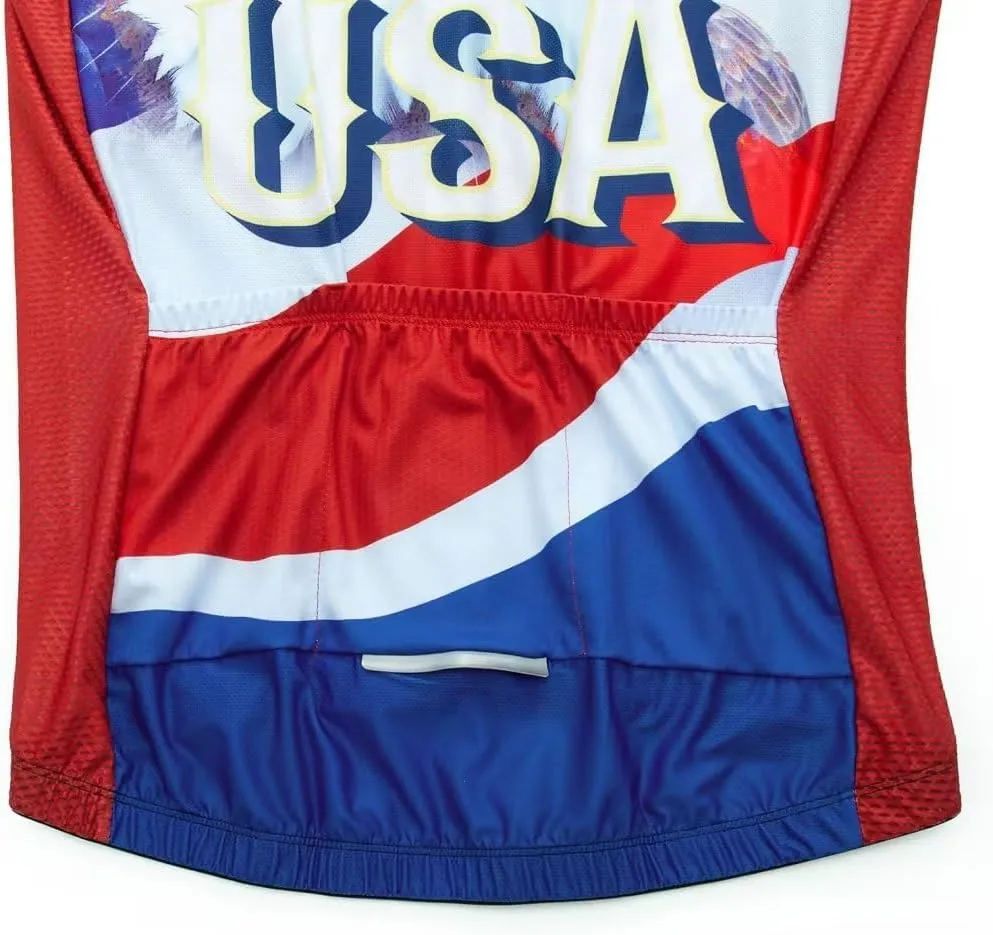 Men's Cycling Jersey Polyester Black Cycling Clothing Bike Jersey Short Sleeve Bike Shirts