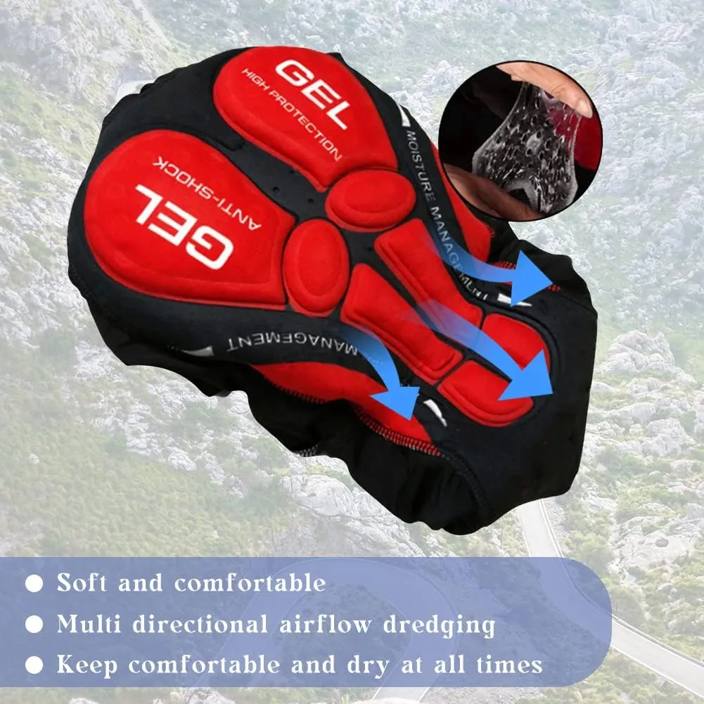 Mens Cycling Jersey Set Bike 3D Padded Pants Short Sleeve Shirt Quick-Dry Cycling Clothing Road Bike