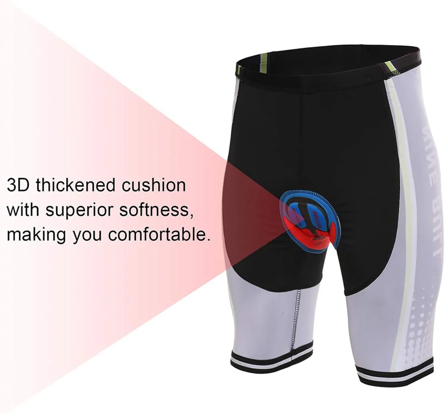 Men's Cycling Jersey Set - Reflective Quick-Dry Biking Shirt and 3D Padded Cycling Bike Shorts