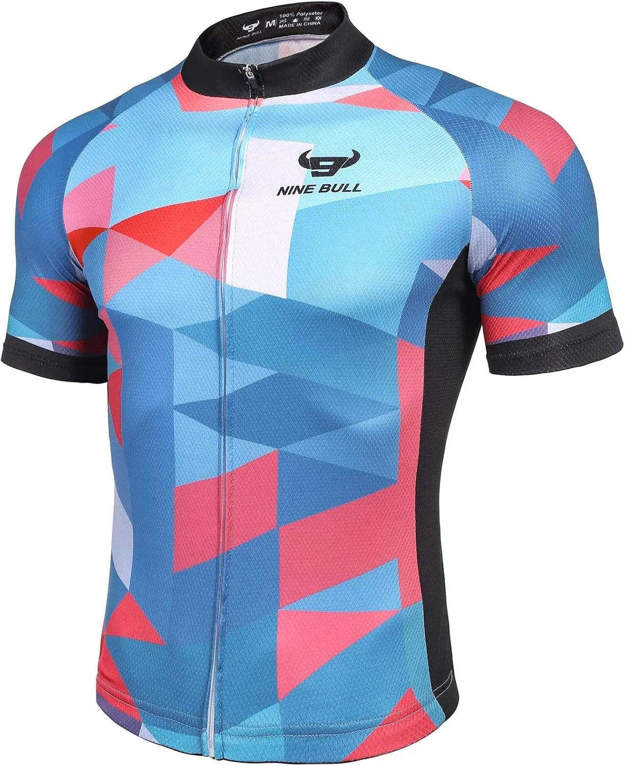 Men's Cycling Jersey Set - Reflective Quick-Dry Biking Shirt and 3D Padded Cycling Bike Shorts