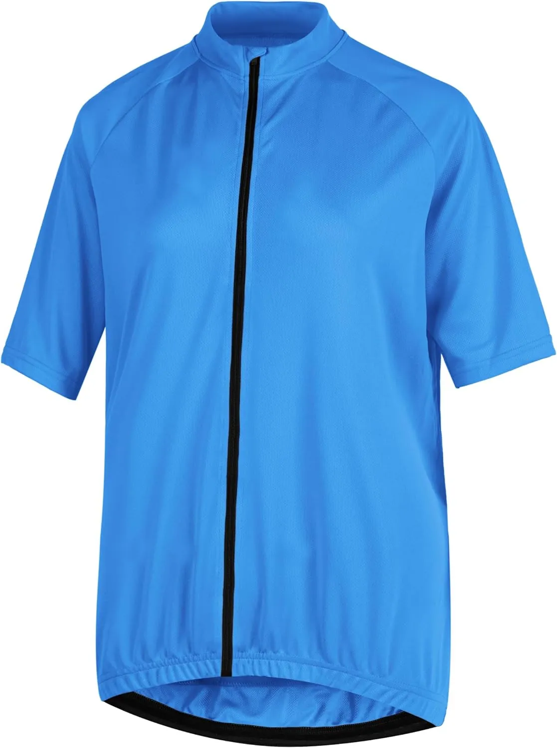 Men's Cycling Jersey Zip Short Sleeve Moisture Wicking Breathable 3 Large Back Pocket Quick-Drying Cycling Shirt