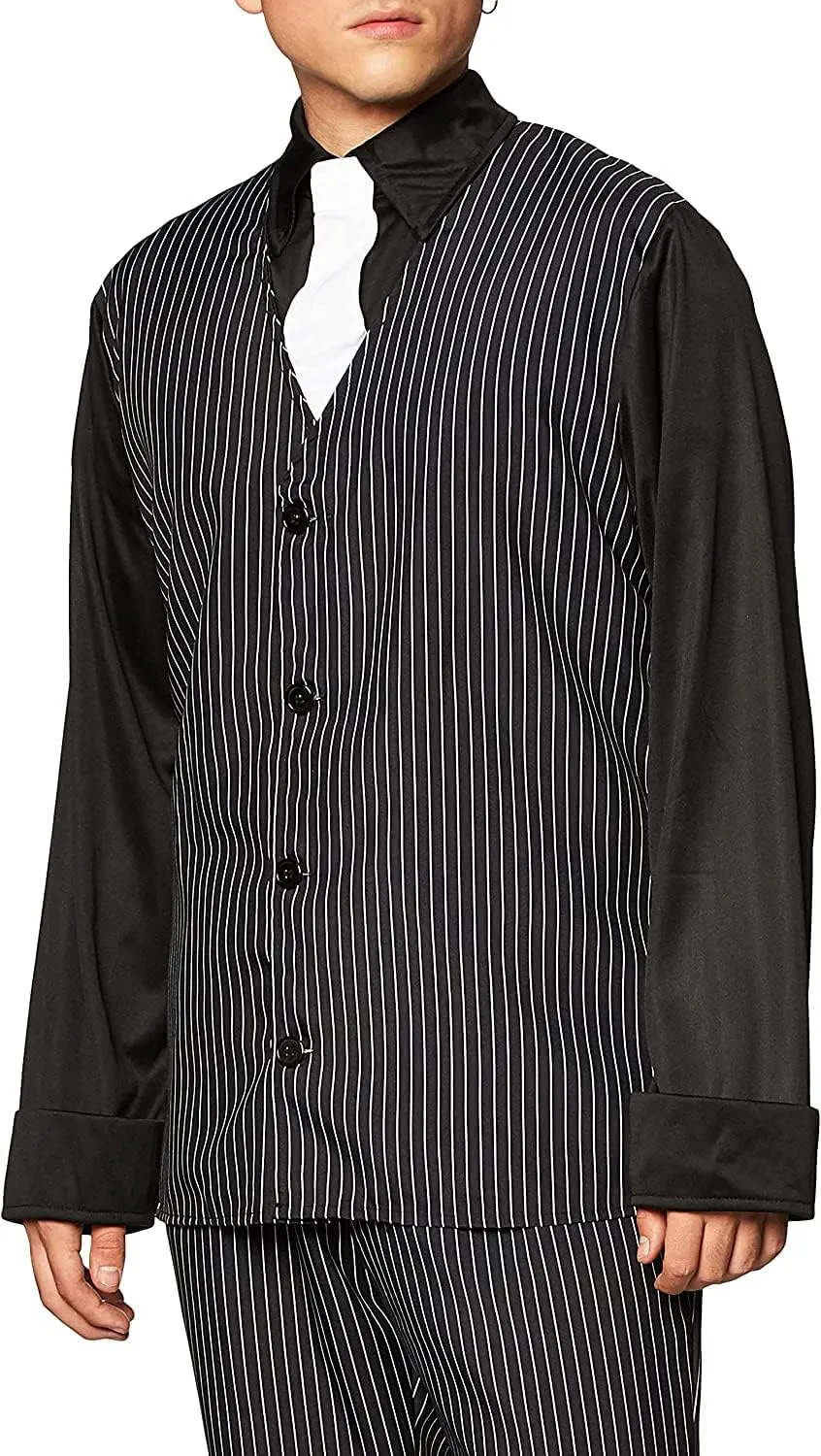 Men's Roaring 20's Pinstripe Suit Gangster Costume