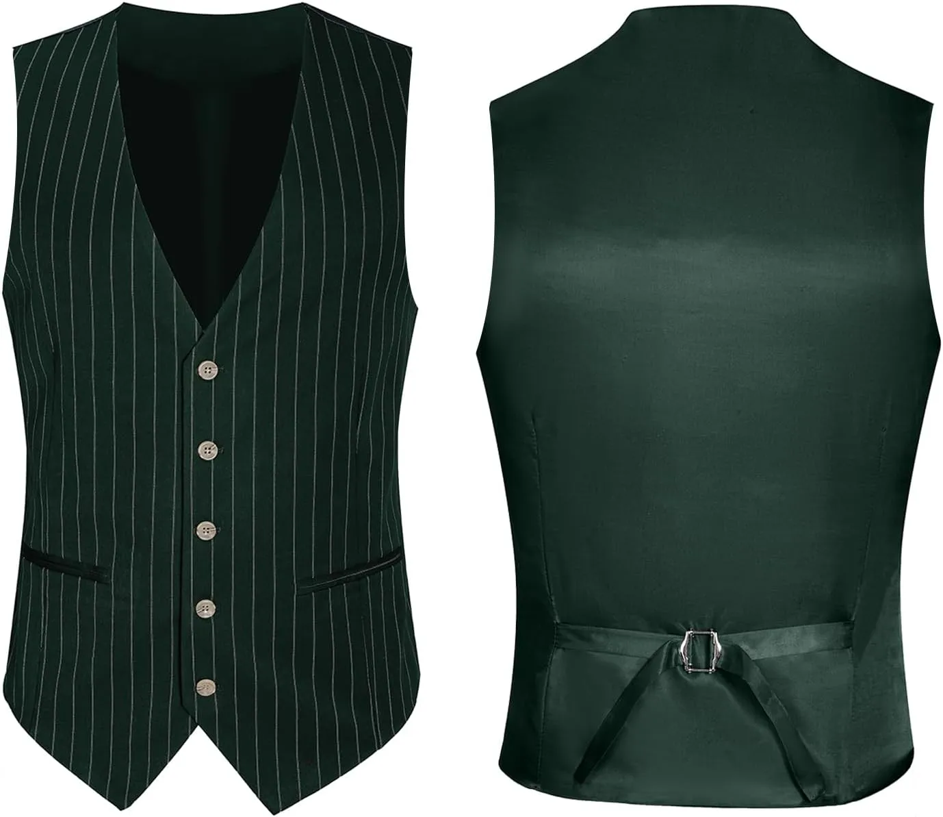 Mens Suits Slim Fit 3 Piece Double Breasted Tuxedo Suit Jacket Vest Pants Set for Wedding Prom
