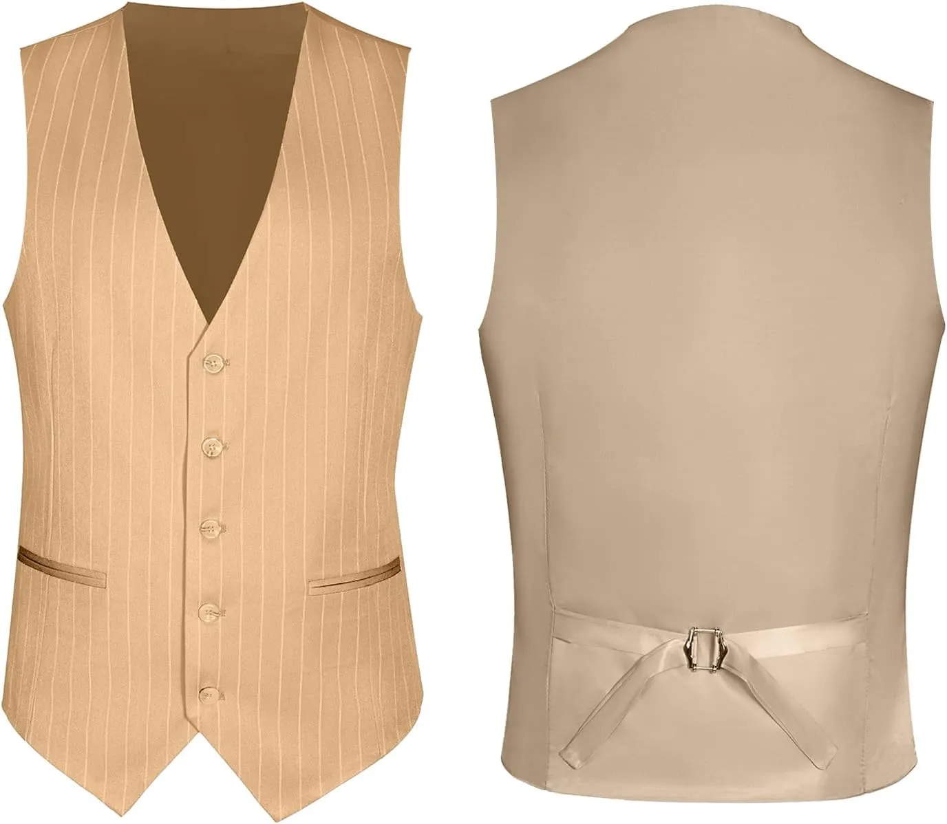 Mens Suits Slim Fit 3 Piece Double Breasted Tuxedo Suit Jacket Vest Pants Set for Wedding Prom
