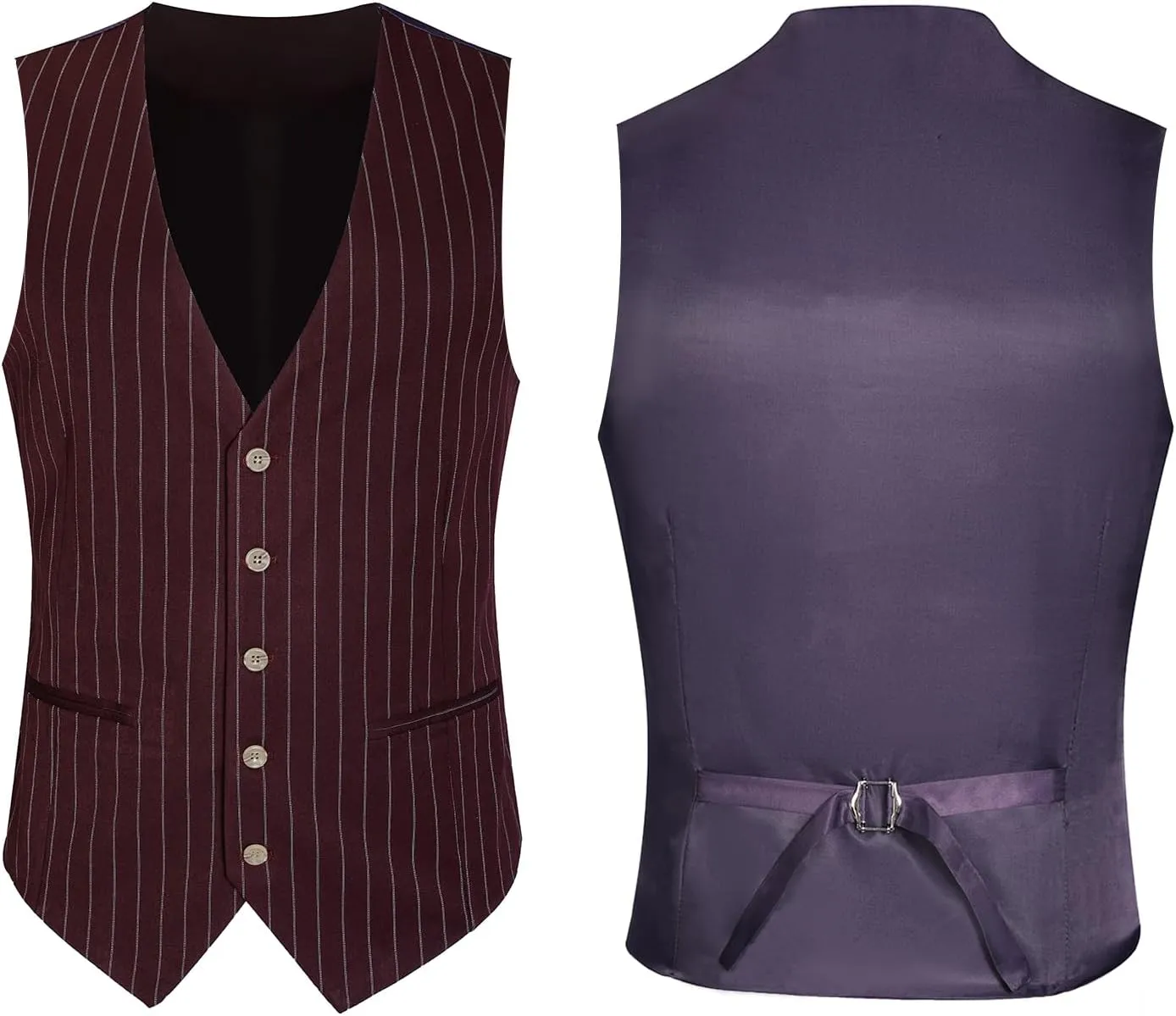 Mens Suits Slim Fit 3 Piece Double Breasted Tuxedo Suit Jacket Vest Pants Set for Wedding Prom