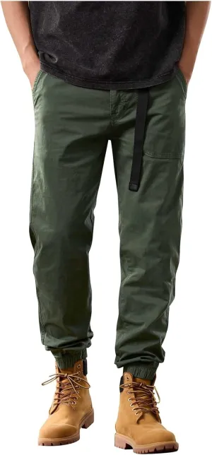 Men's Tactical Pants Hiking Cargo Pants Lightweight Work Pant Trousers Outdoor Running Hiking Joggers