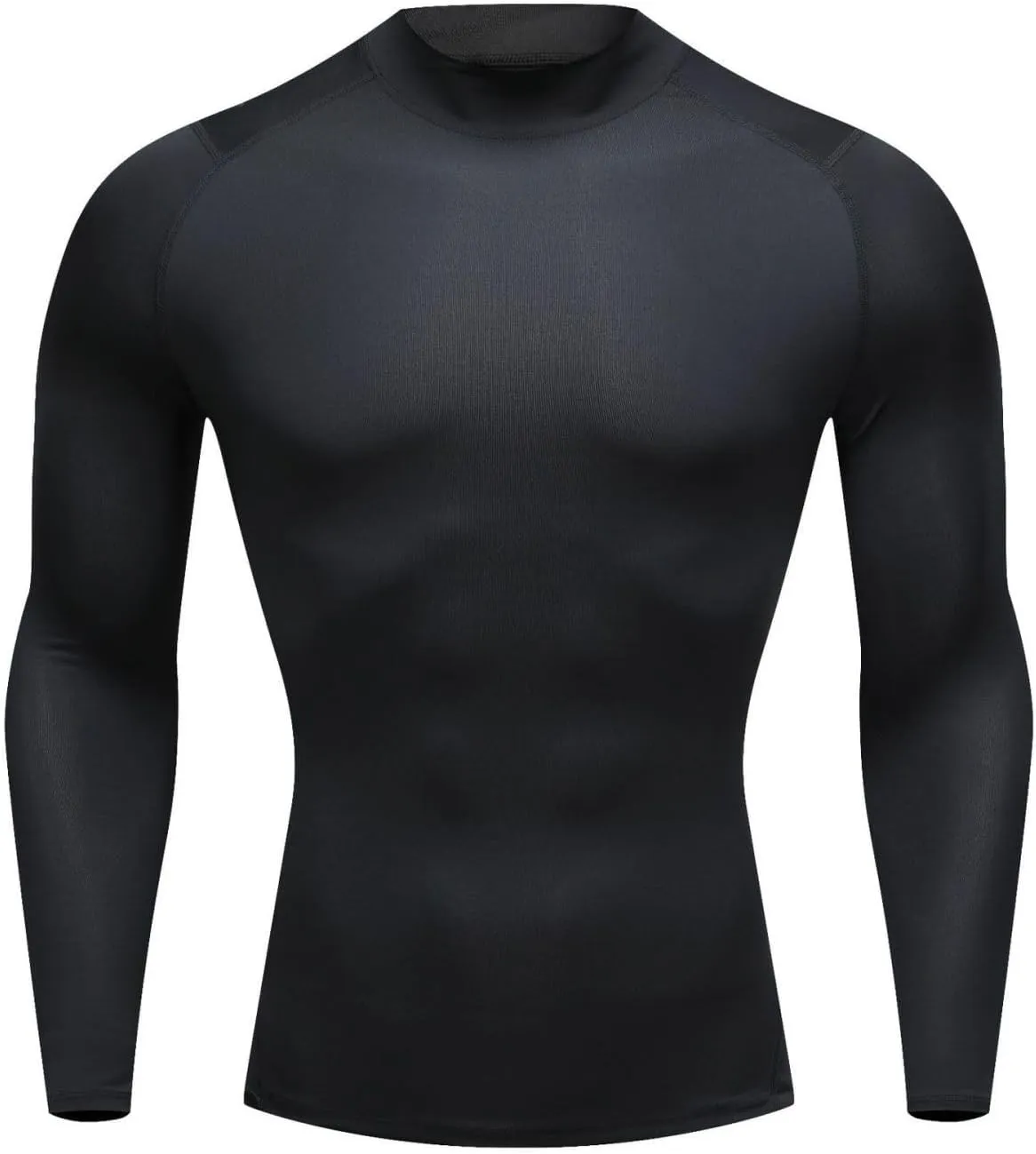 Men's UPF 50  Long Sleeve Rash Guard Compression Shirt Quick Dry Water Surf Swim Shirts Cold Gear Base Layer Ski Top