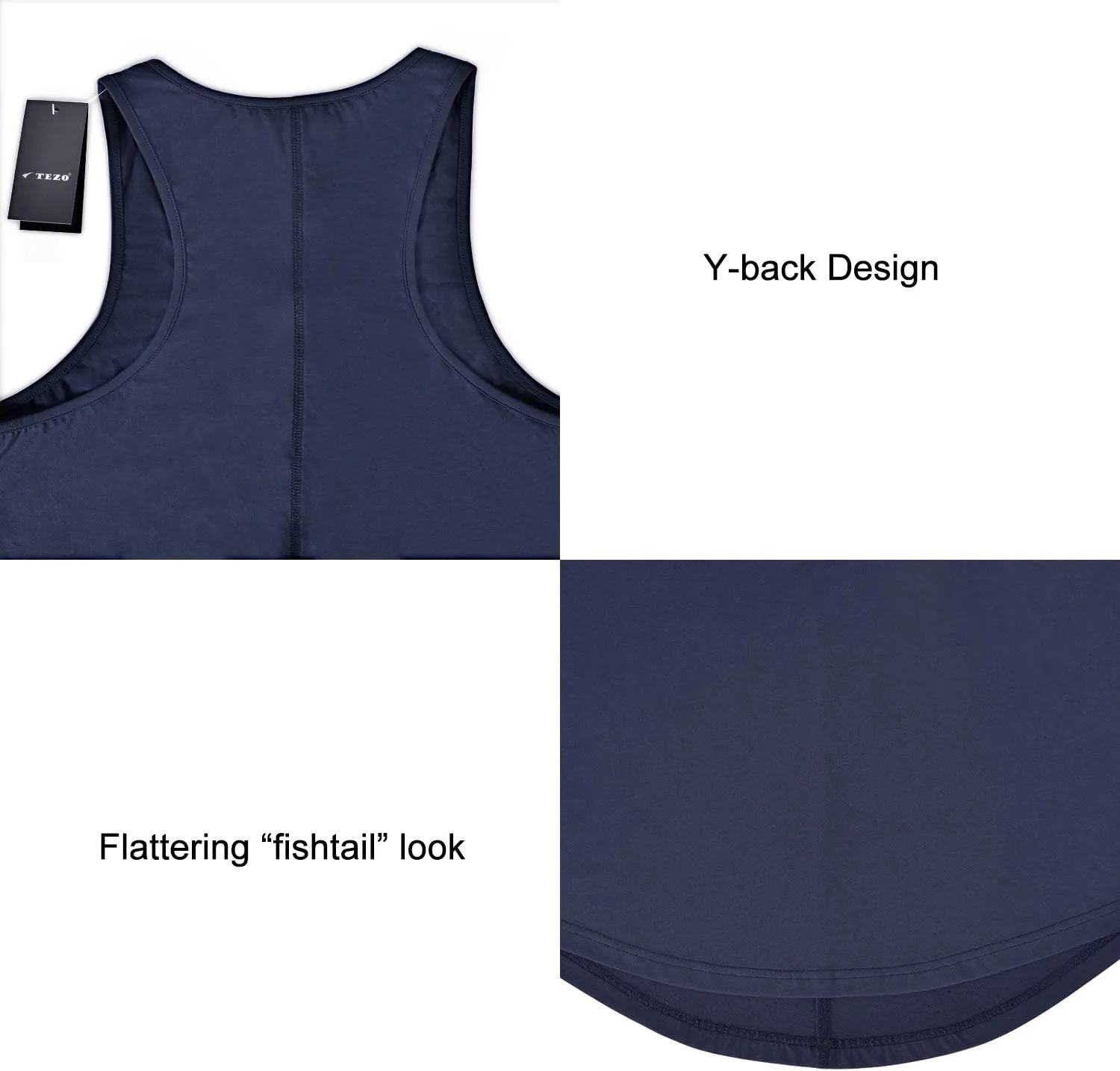 Mens Workout Stringer Tank Tops Fitness Performance Muscle Sleeveless Shirts Gym Training Bodybuilding Vest
