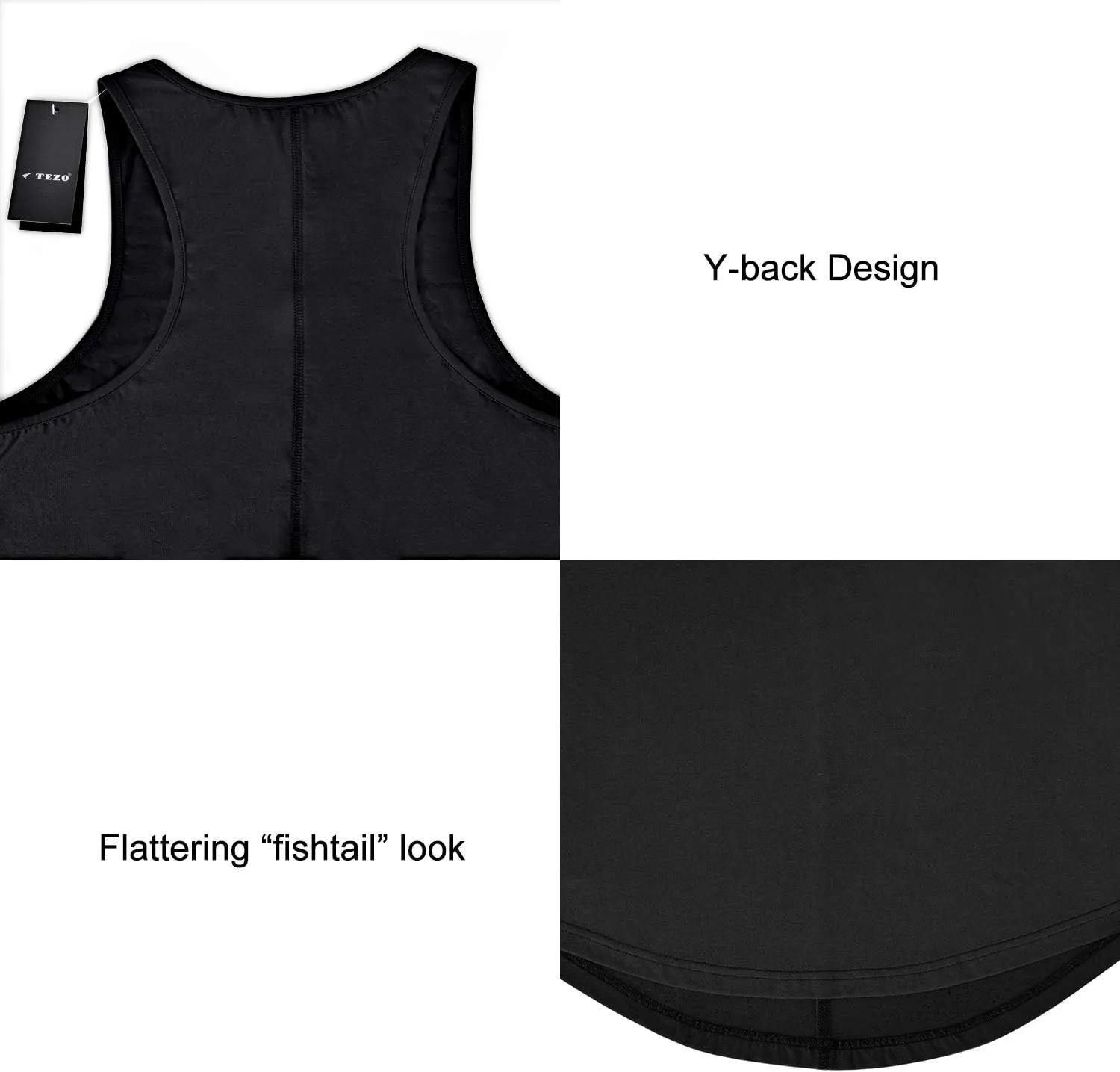 Mens Workout Stringer Tank Tops Fitness Performance Muscle Sleeveless Shirts Gym Training Bodybuilding Vest