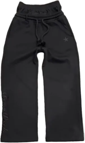 Mens Y2K Wide Leg Sweatpants Drawstring Double Waisted Baggy Hip-Hop Vintage Pants Gym Workout Trousers