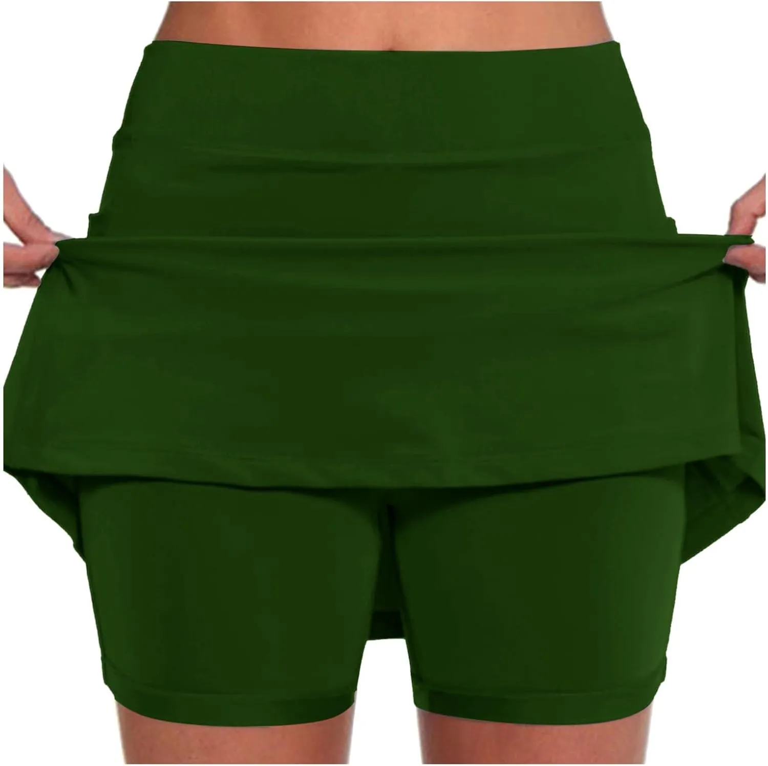 Mini Skirt Skorts for Woman Tennis Skirts with Shorts High Waisted Athletic Yoga Sports Lightweight Skort with Pockets