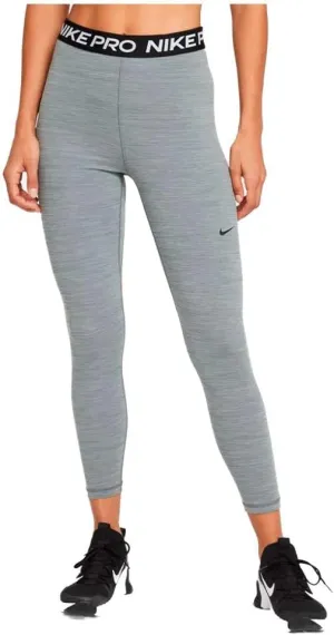 Nike Pro 365 Women's High-Rise 7/8 Leggings (Smoke Grey/Heather/Black/Black, Small)