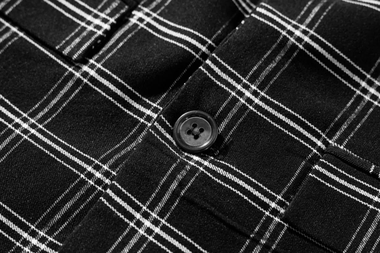 NOVOCCT Men's Plaid Slim Fit Blazer Jacket, Lightweight 2-Button Casual Sport Coat, Formal & Everyday Blazer for Men