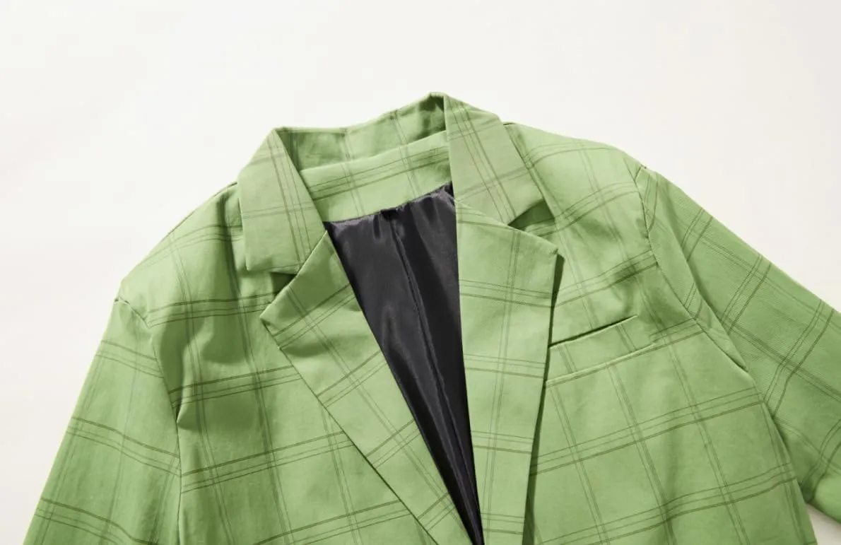 NOVOCCT Men's Plaid Slim Fit Blazer Jacket, Lightweight 2-Button Casual Sport Coat, Formal & Everyday Blazer for Men