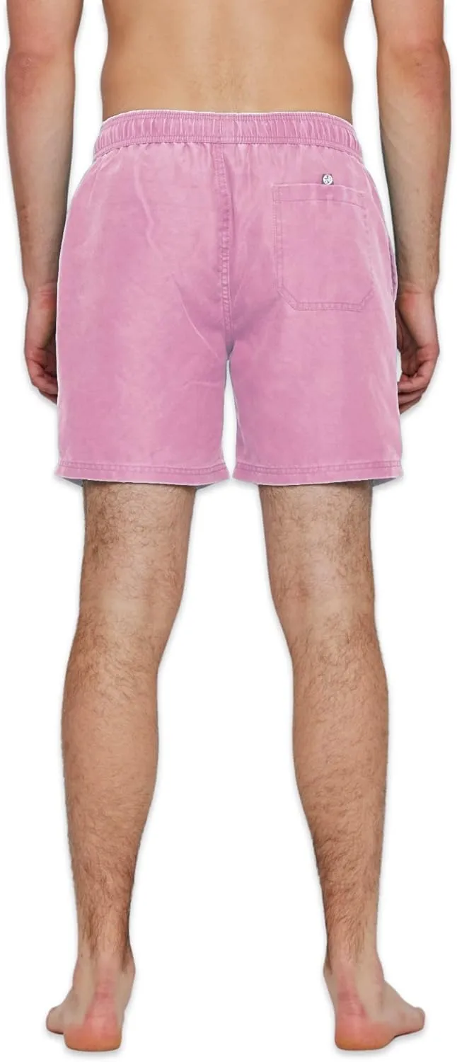 Party On Men's Swim Trunks | Classic Quick Drying Board Shorts Inspired by Vintage Surf Culture