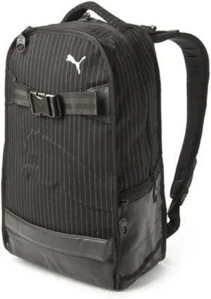 Puma Blueprint Men's Woven Backpack Bag Pinstripe Black