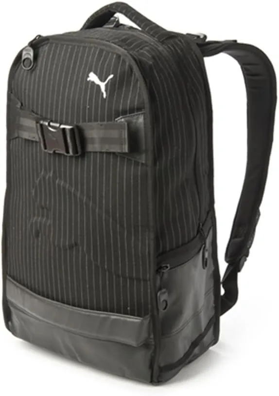 Puma Blueprint Men's Woven Backpack Bag Pinstripe Black