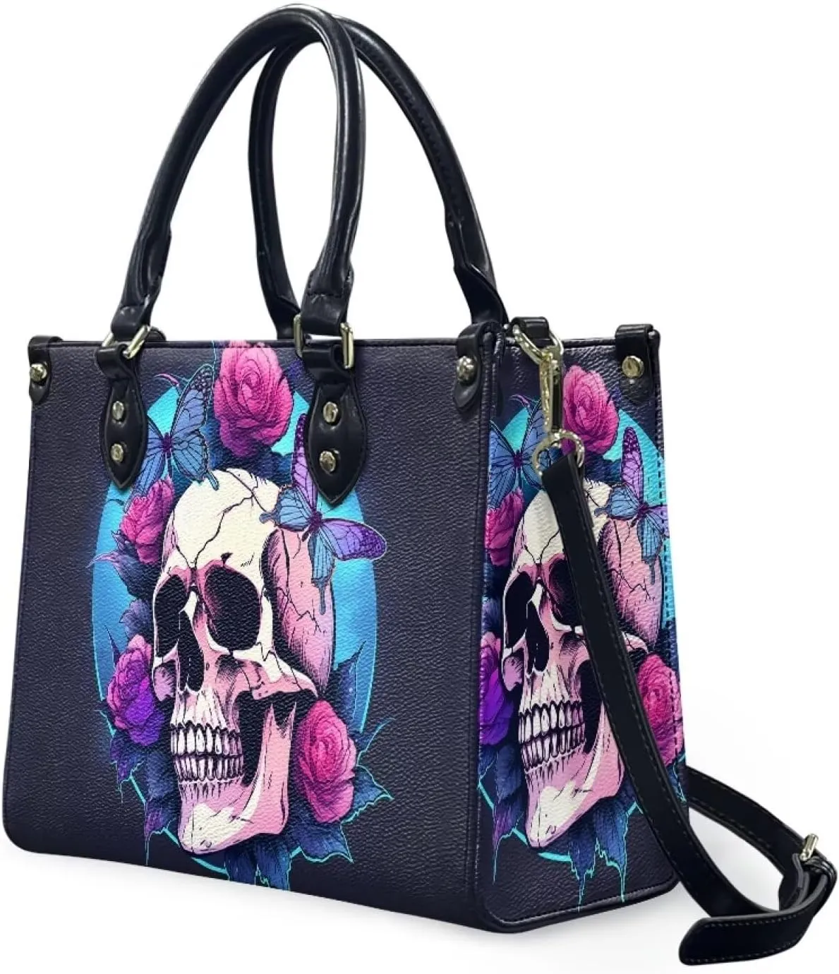 Purses and Handbag for Women Top Handle Tote Shoulder Bag Vegan Leather Satchel Purses for Travel Work Shopping