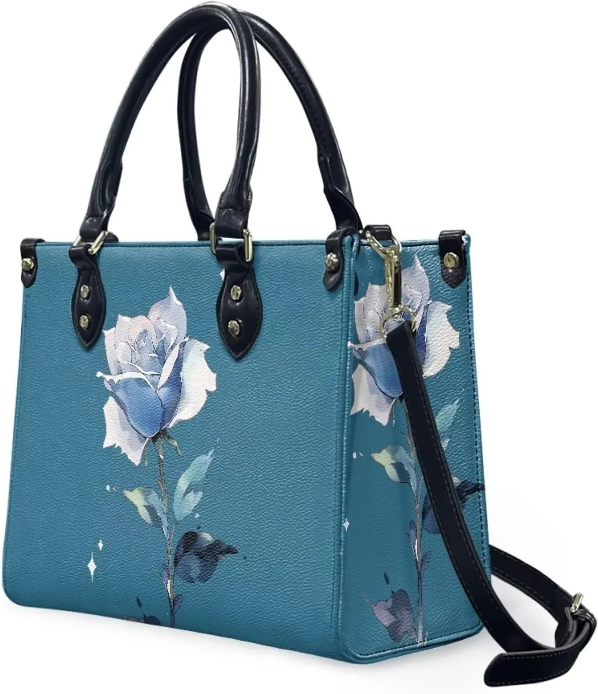 Purses and Handbag for Women Top Handle Tote Shoulder Bag Vegan Leather Satchel Purses for Travel Work Shopping