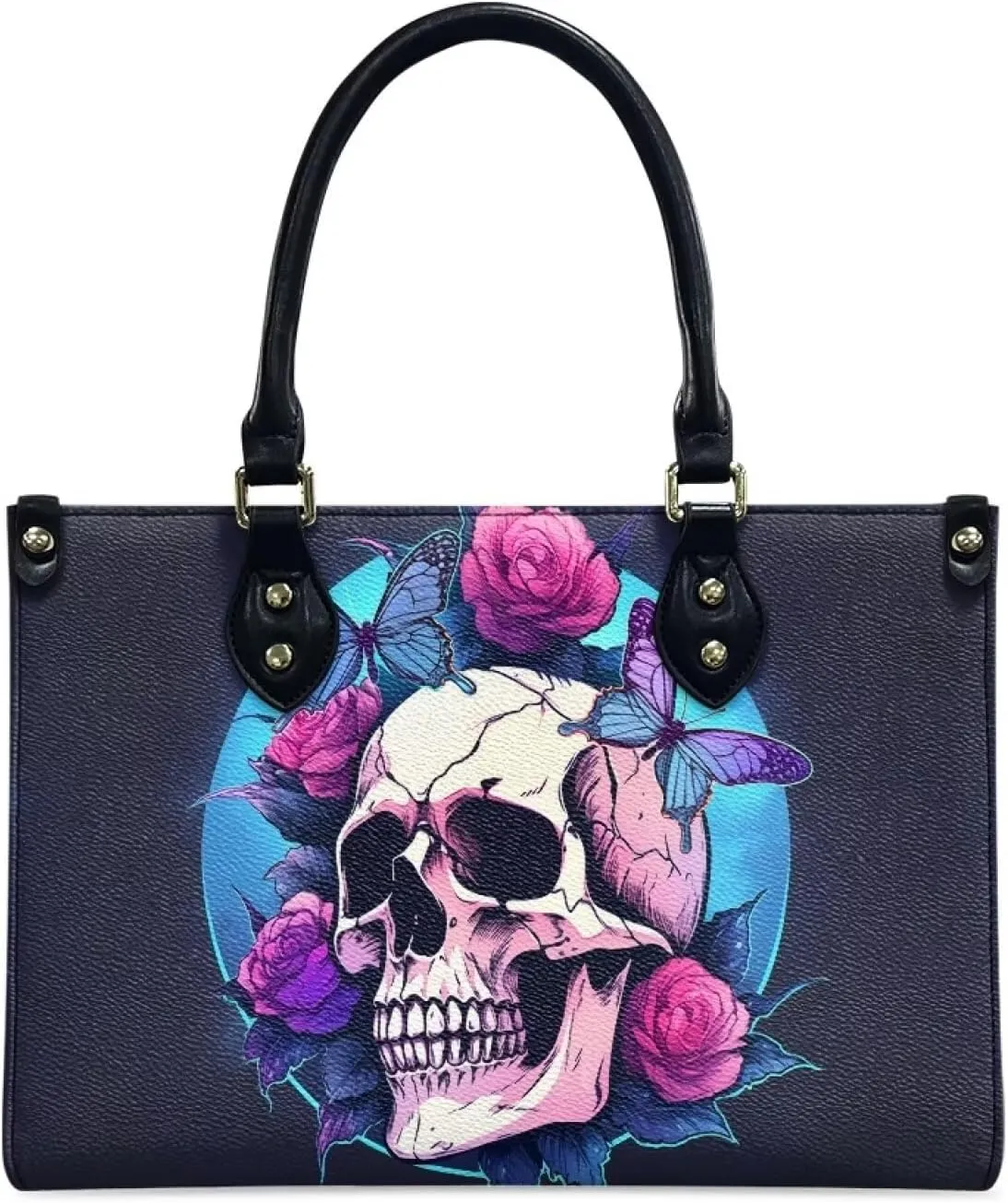 Purses and Handbag for Women Top Handle Tote Shoulder Bag Vegan Leather Satchel Purses for Travel Work Shopping