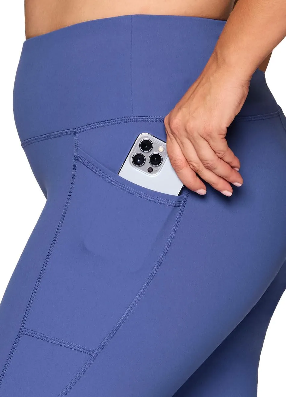 RBX Active Women's Plus Size Stretch Ankle/Full Length Workout Running Gym Yoga Leggings