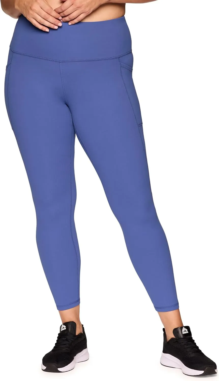 RBX Active Women's Plus Size Stretch Ankle/Full Length Workout Running Gym Yoga Leggings