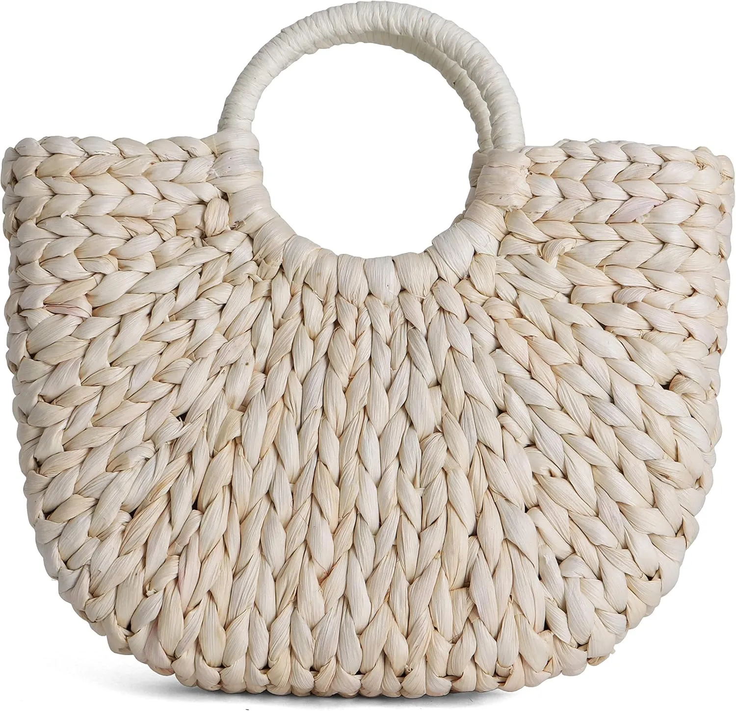Rutledge & King Straw Crossbody Bag - Straw Bag with Handle - Straw Purse