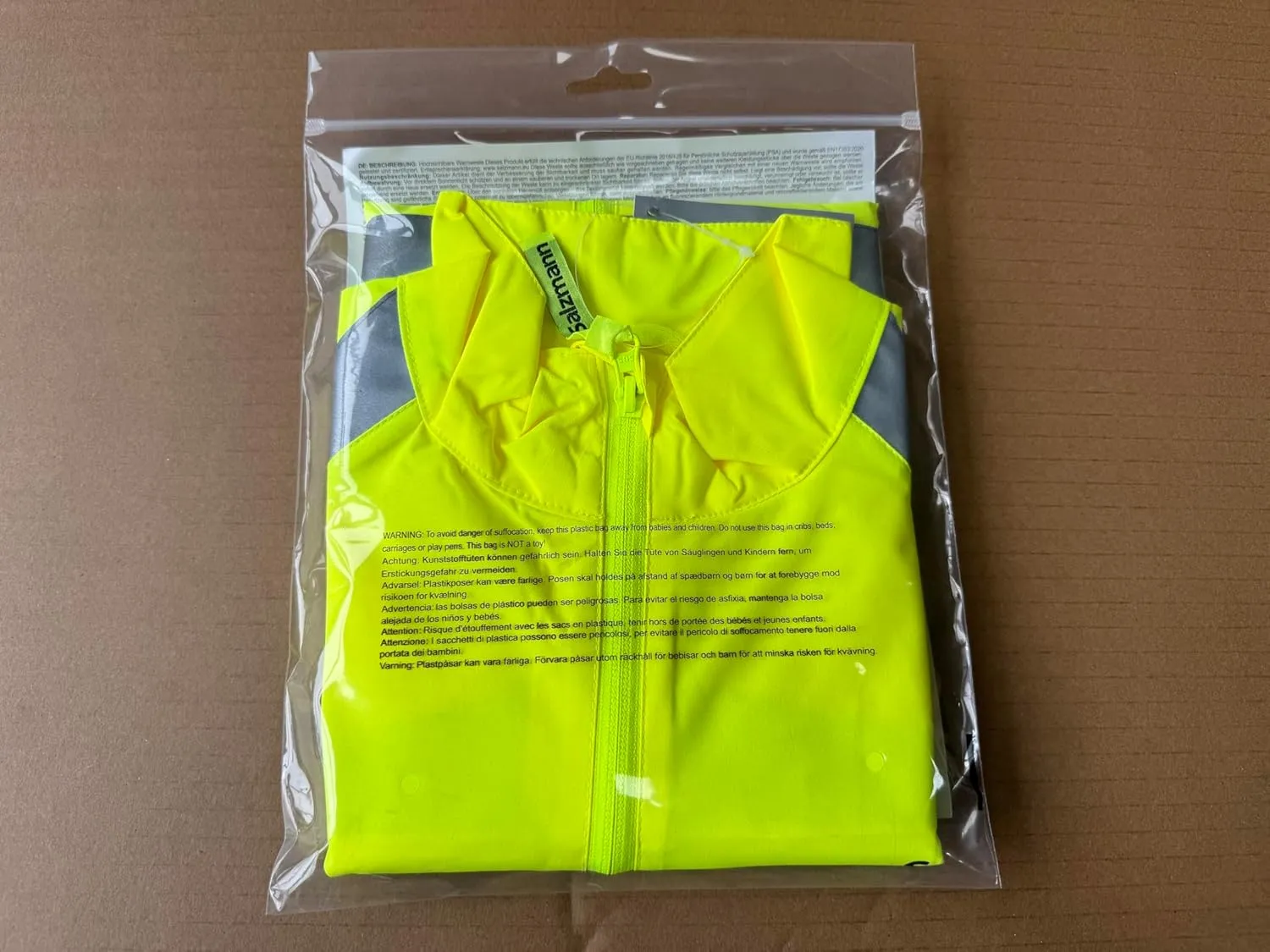 Salzmann High Visibility Cycling Vest | Reflective Cycling Gilet | Made with 3M Scotchlite