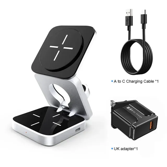 SavageBiz - 3 in 1 Wireless Charging Station