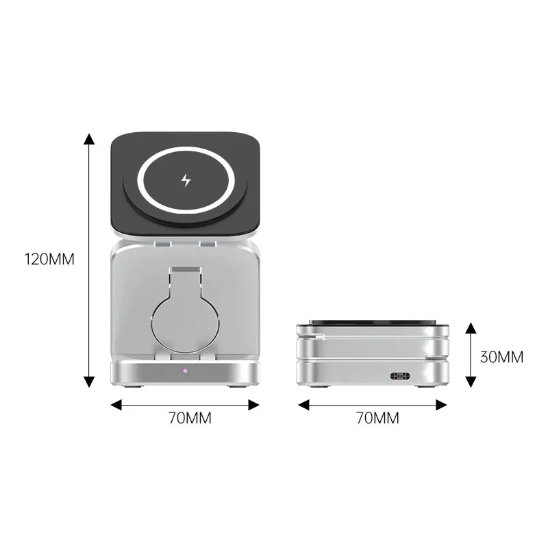 SavageBiz - 3 in 1 Wireless Charging Station