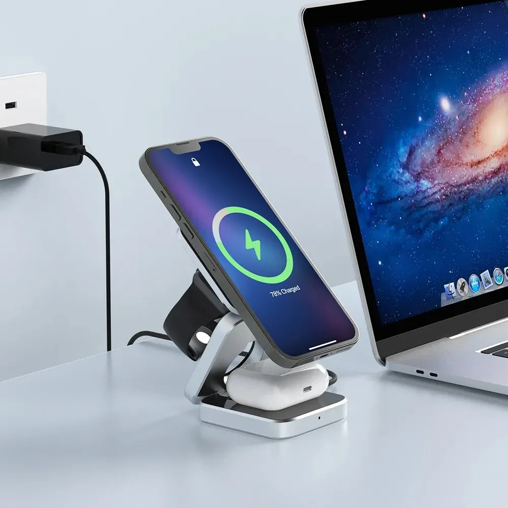 SavageBiz - 3 in 1 Wireless Charging Station