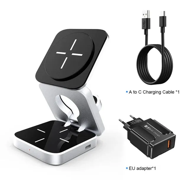 SavageBiz - 3 in 1 Wireless Charging Station