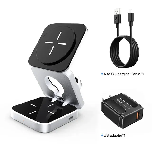 SavageBiz - 3 in 1 Wireless Charging Station